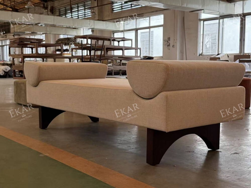 Aurora Modern Upholstered Bed Bench – Luxury Bedroom Accent Seat by EKAR FURNITURE