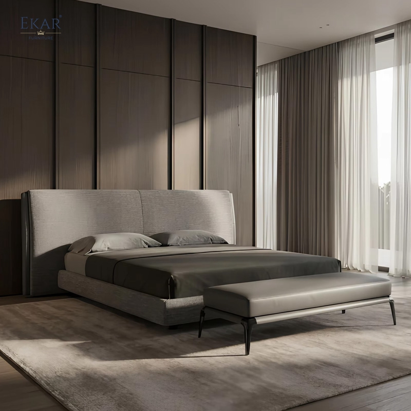 EKAR Tailored - Modern Minimalist Upholstered Bed End Bench