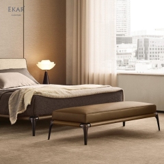 EKAR Tailored - Modern Minimalist Upholstered Bed End Bench