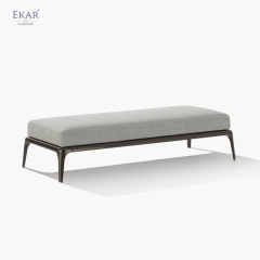 EKAR Tailored - Modern Minimalist Upholstered Bed End Bench