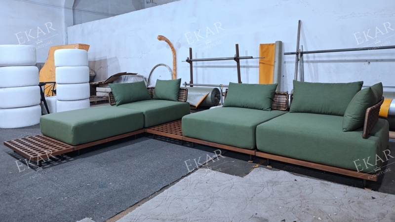 Waterproof and durable outdoor furniture corner sofa