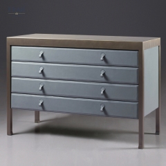 Elite Modern Leather Chest of Drawers | Luxury Bedroom Furniture by EKAR FURNITURE