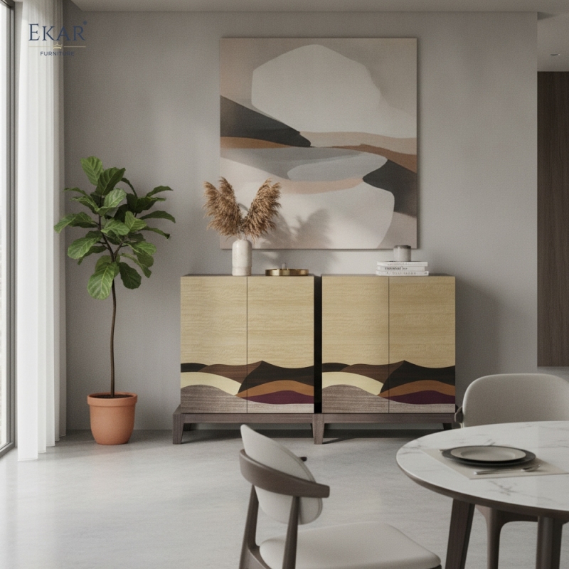 Horizon Artisanal Modular Sideboard | Modern Luxury Dining Room Buffet by EKAR FURNITURE