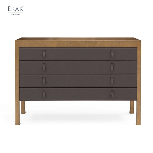 Elite Modern Leather Chest of Drawers | Luxury Bedroom Furniture by EKAR FURNITURE
