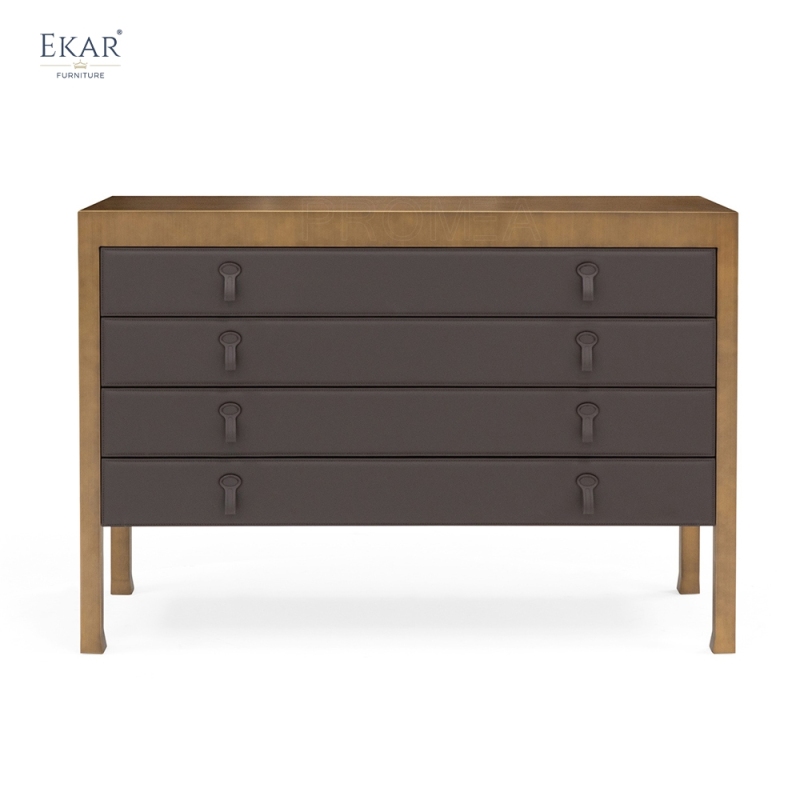 Elite Modern Leather Chest of Drawers | Luxury Bedroom Furniture by EKAR FURNITURE