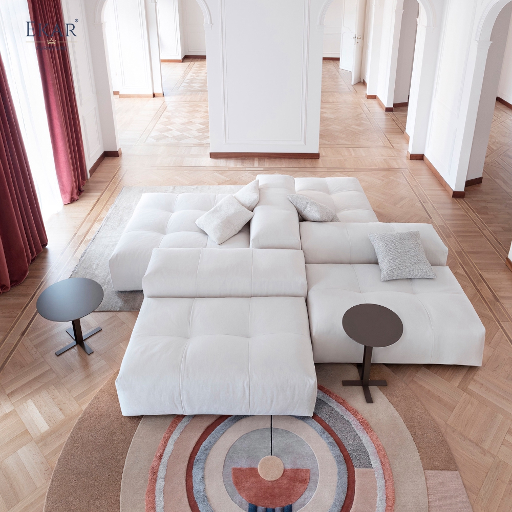 ModuFlex Cubist Modern Sectional Sofa | Modular Living Room Upholstery by EKAR FURNITURE