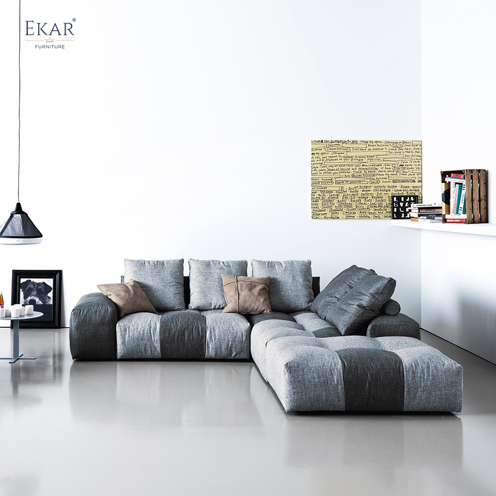 ModuFlex Cubist Modern Sectional Sofa | Modular Living Room Upholstery by EKAR FURNITURE