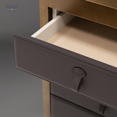 Elite Modern Leather Chest of Drawers | Luxury Bedroom Furniture by EKAR FURNITURE