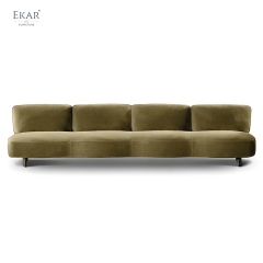 Aura Organic Silhouette Modern Luxury Sofa | High-End Living Room Upholstery by EKAR FURNITURE