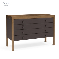 Elite Modern Leather Chest of Drawers | Luxury Bedroom Furniture by EKAR FURNITURE