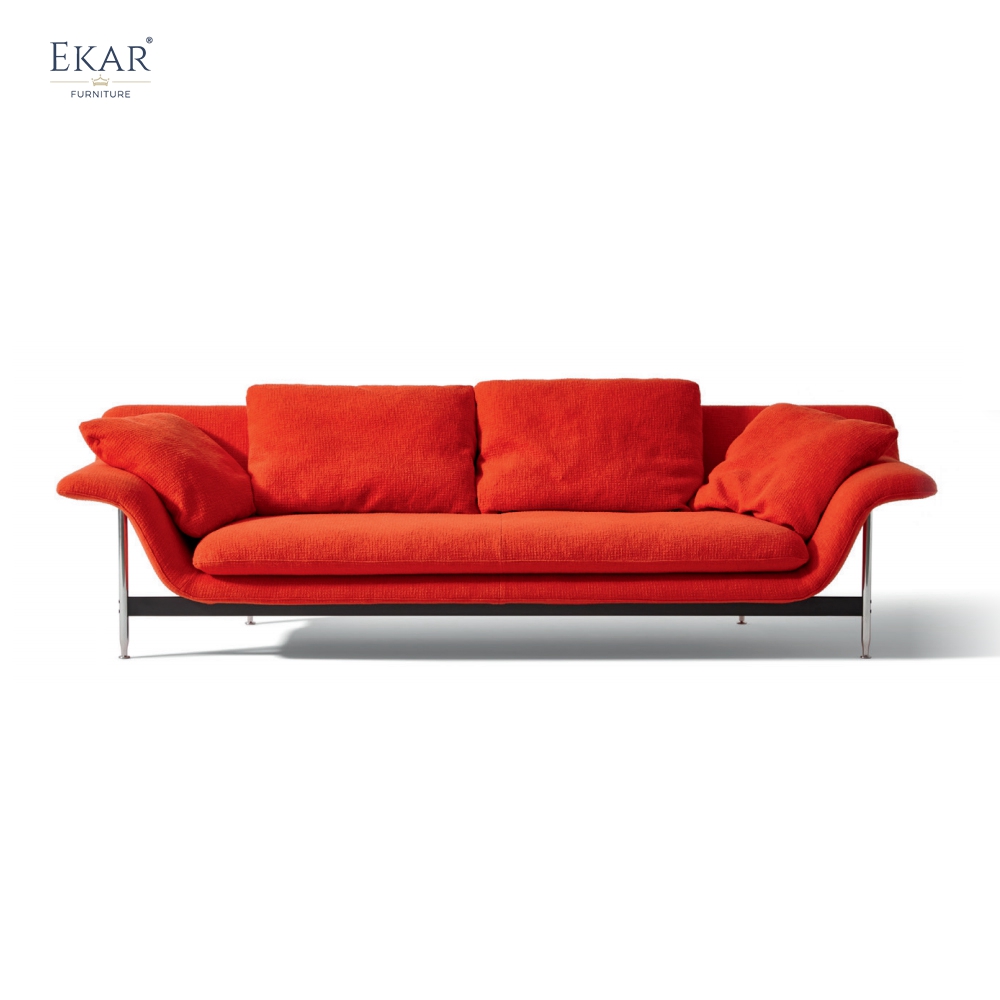 Horizon Wide Arm Low Profile Sofa | Modern Sectional Living Room Sofa — EKAR FURNITURE
