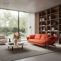 Horizon Wide Arm Low Profile Sofa | Modern Sectional Living Room Sofa — EKAR FURNITURE