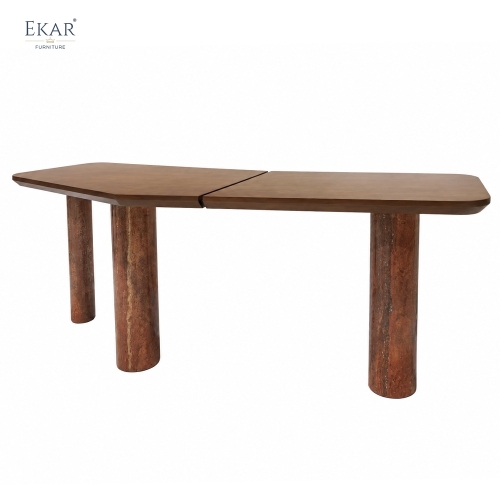 Modern Solid Wood Desk – Freeform Writing Desk for Home Office &amp; Study | EKAR Furniture