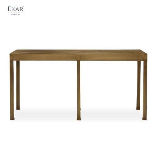 Modern Brass Console Table – Metal Entryway Table for Hallway &amp; Foyer | EKAR Furniture