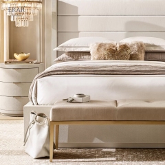 Modern Tufted Bed Bench – Upholstered Velvet End of Bed Bench for Bedroom | EKAR Furniture
