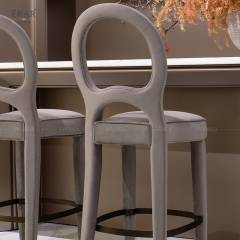 EKAR "Zenith" Modern Upholstered Bar Stool - Designer Restaurant Furniture