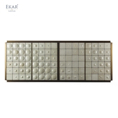 EKAR Handmade Ceramic Bubble Sideboard Cabinet – Luxury Modern Storage Furniture with Unique Artistic Design