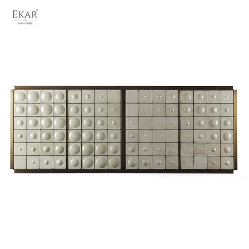 EKAR Handmade Ceramic Bubble Sideboard Cabinet – Luxury Modern Storage Furniture with Unique Artistic Design