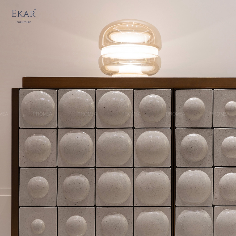 EKAR Handmade Ceramic Bubble Sideboard Cabinet – Luxury Modern Storage Furniture with Unique Artistic Design
