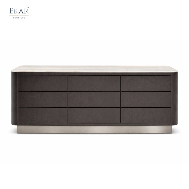 EKAR Modern Bedroom Dresser Cabinet – Luxury Contemporary Storage Furniture for Elegant Bedrooms