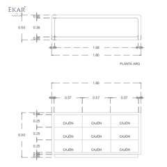 EKAR Modern Bedroom Dresser Cabinet – Luxury Contemporary Storage Furniture for Elegant Bedrooms