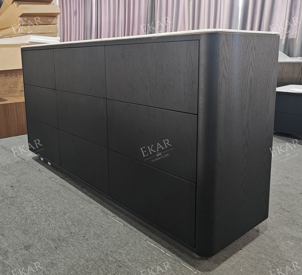 EKAR Modern Bedroom Dresser Cabinet – Luxury Contemporary Storage Furniture for Elegant Bedrooms