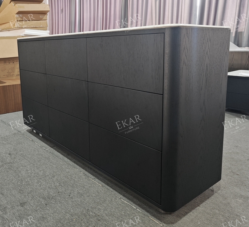 EKAR Modern Bedroom Dresser Cabinet – Luxury Contemporary Storage Furniture for Elegant Bedrooms