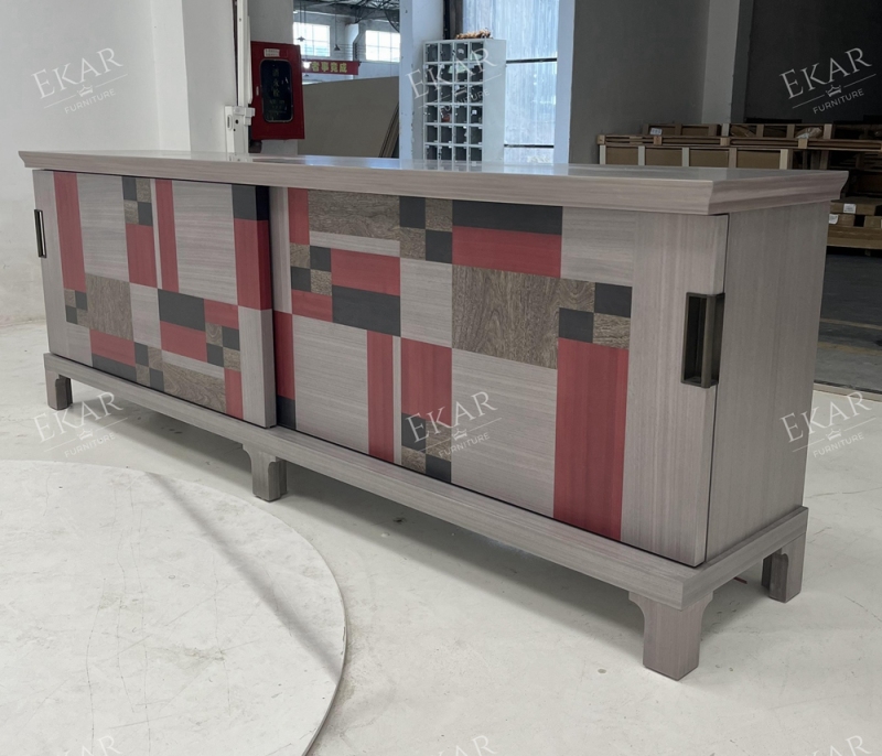Modern Wood Bedroom Dresser with Drawers and Cabinet Storage | EKAR FURNITURE