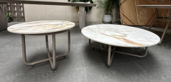 Waterproof Outdoor Modular Coffee Table Set for Patio and Garden