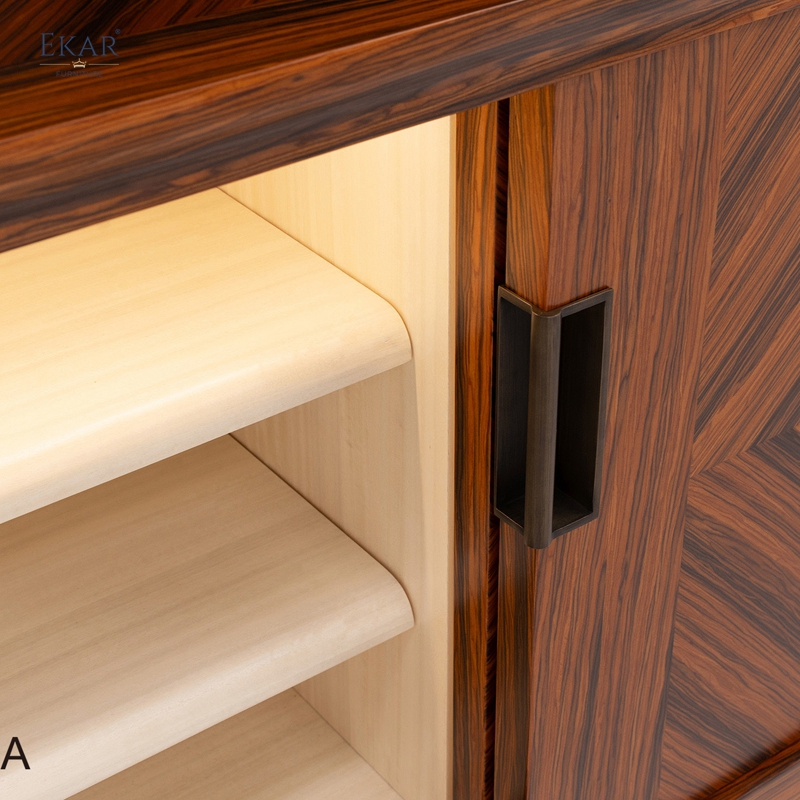 Modern Wood Bedroom Dresser with Drawers and Cabinet Storage | EKAR FURNITURE