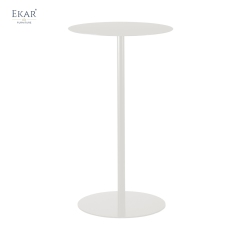 Modern Aluminum Pedestal Outdoor Bar Table for Patios and Rooftops | EKAR FURNITURE