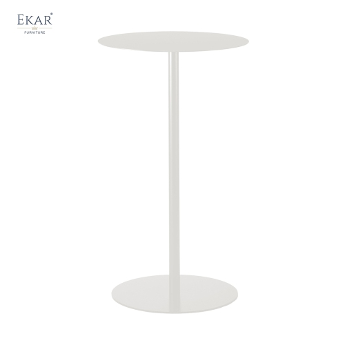 Modern Aluminum Pedestal Outdoor Bar Table for Patios and Rooftops | EKAR FURNITURE