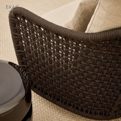 Modern Outdoor Sofa – Luxury Woven Patio Couch for Contemporary Outdoor Living