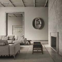 EKAR Modern Minimalist Modular Sofa - Leather Strap Detail Sectional
