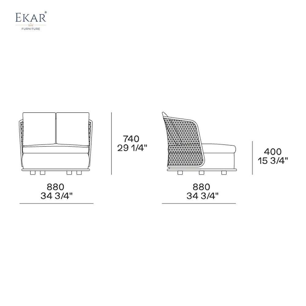 Modern Outdoor Leisure Chair – Luxury Woven Swivel Armchair for Patio & Garden