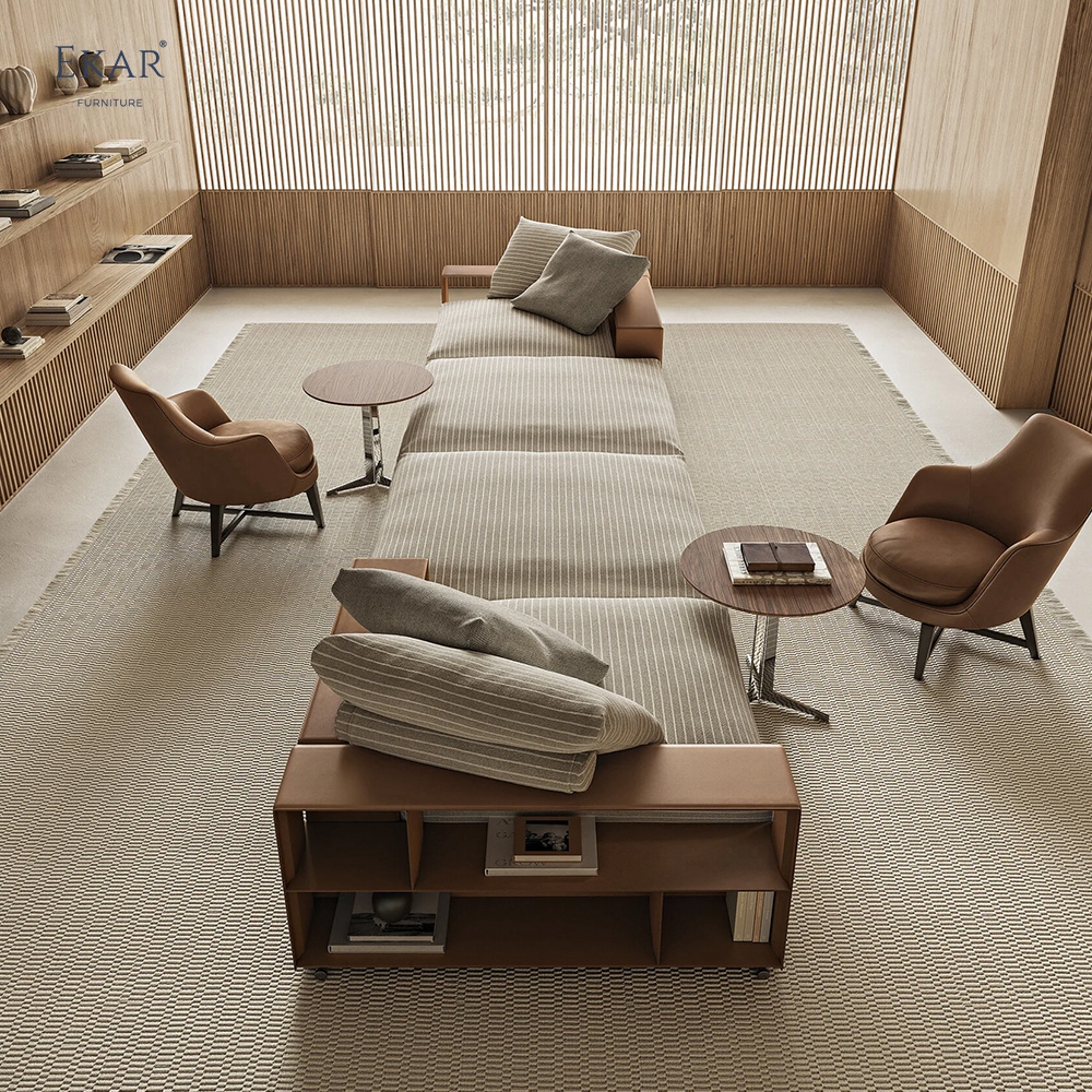EKAR Modern Modular Sectional Sofa | Minimalist Contemporary Sofa for Luxury Interiors