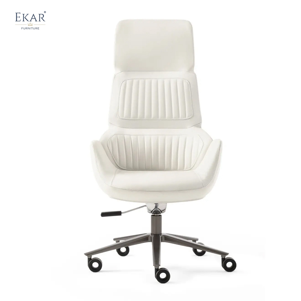 Modern High-Back Executive Office Chair with Wheels | EKAR FURNITURE