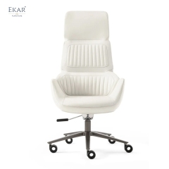 Modern High-Back Executive Office Chair with Wheels | EKAR FURNITURE