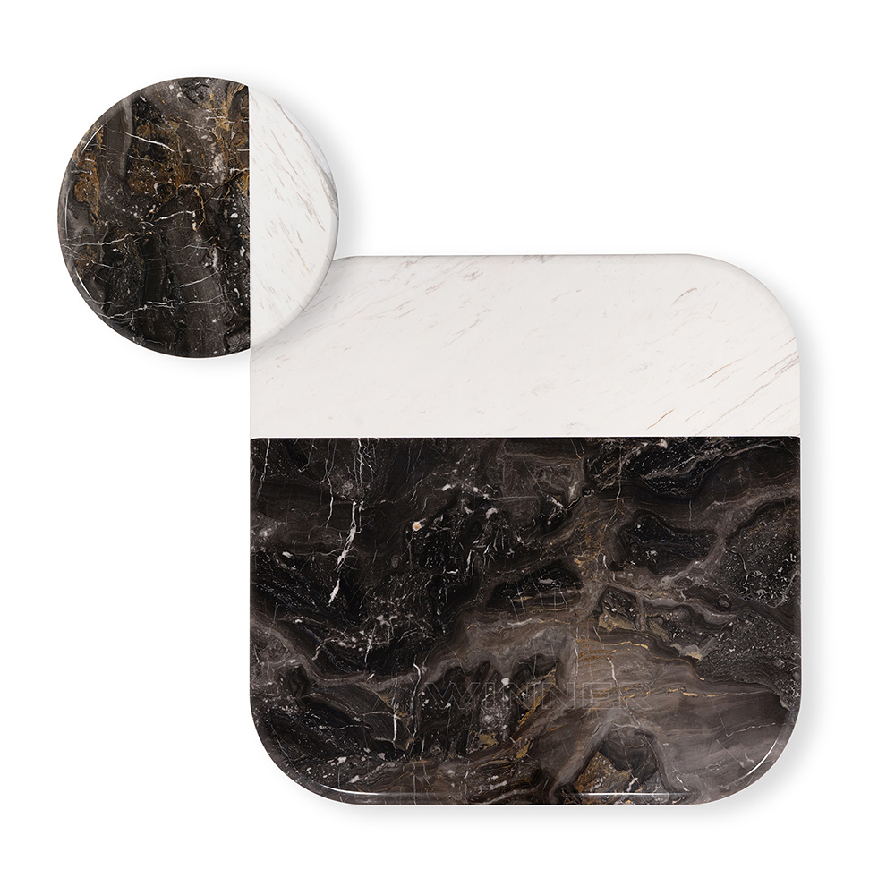 Marble modern living room combination coffee table
