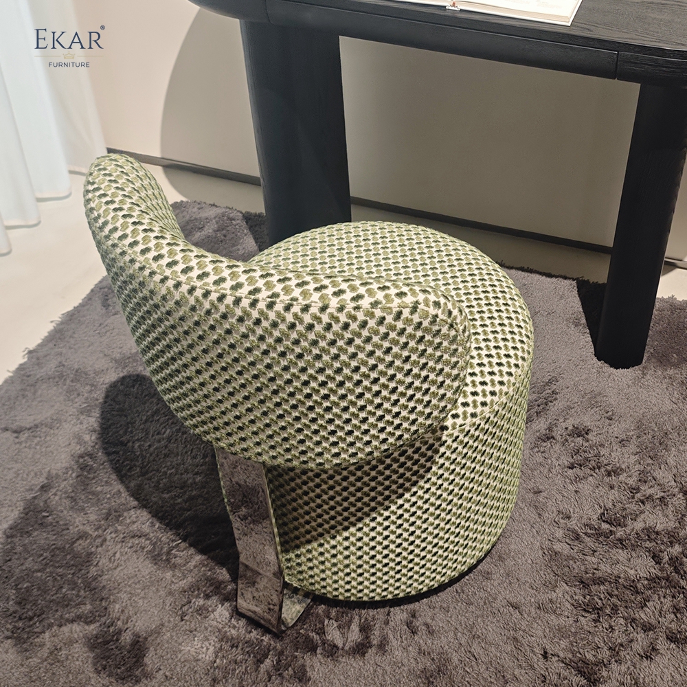 Modern Swivel Vanity Chair | EKAR FURNITURE Contemporary Dressing Table Stool