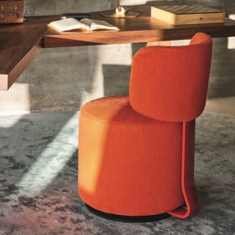 Modern Swivel Vanity Chair | EKAR FURNITURE Contemporary Dressing Table Stool