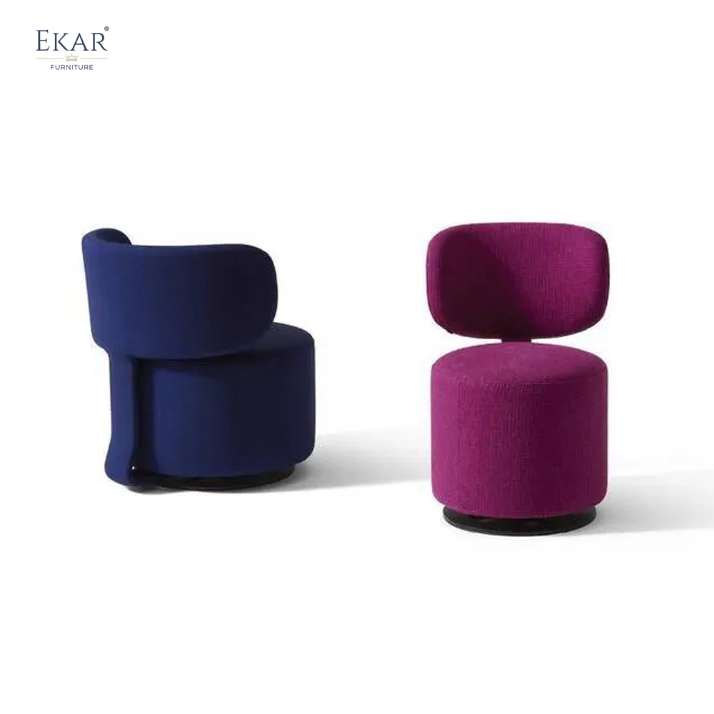 Modern Swivel Vanity Chair | EKAR FURNITURE Contemporary Dressing Table Stool