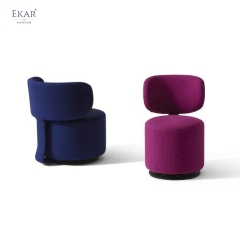 Modern Swivel Vanity Chair | EKAR FURNITURE Contemporary Dressing Table Stool