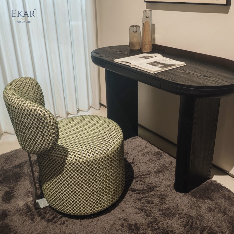Modern Swivel Vanity Chair | EKAR FURNITURE Contemporary Dressing Table Stool