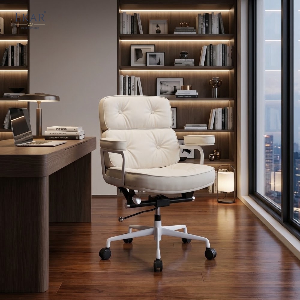 Modern Executive Swivel Desk Chair | EKAR FURNITURE Contemporary Home Office Seating