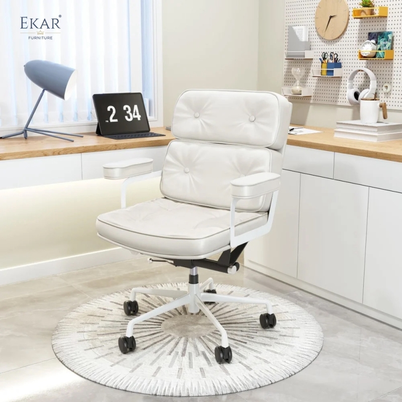 Modern Executive Swivel Desk Chair | EKAR FURNITURE Contemporary Home Office Seating