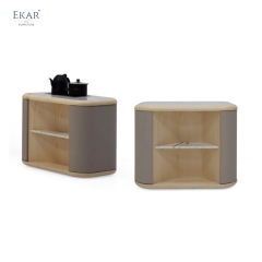 EKAR Modern Luxury Reception Coffee Table with Matching Side Cabinet