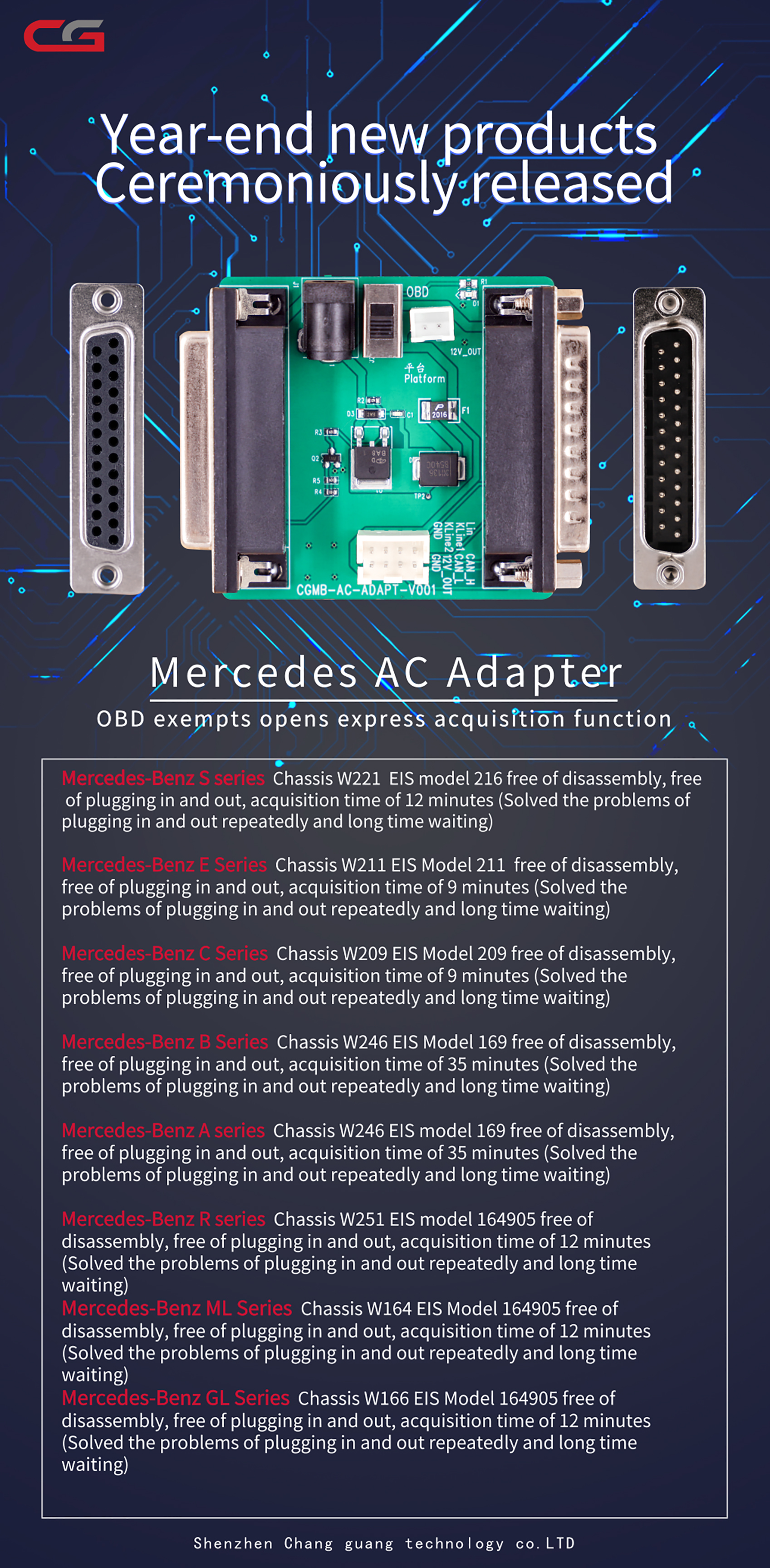 CGDI universal ac adapter