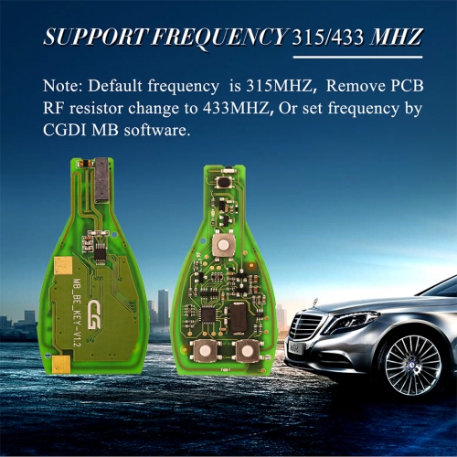Benz Smart Key 315 MHz and 433MHz