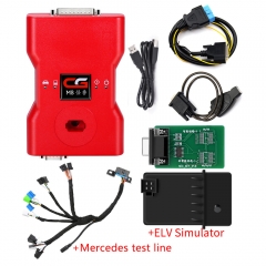 Programmeur de clé automatique MB de l'ICDG + simulateur ELV + adaptateurs complets de ligne de test EIS / ELV pour la réparation ELV